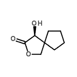 CAS#: 697290-52-1， (4S)-4-Hydroxy-2-oxaspiro[4.4]nonan-3-one