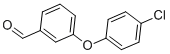 structure of CAS# 69770-20-3, 3-(4-Chlorophenoxy)Benzaldehyde;M-(P-Chlorophenoxy)Benzaldehyde;195308_Aldrich
