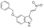 结构式 CAS# 69796-46-9, 5-苄氧基-3-(2-硝基乙烯基)-吲哚