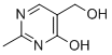 structure of CAS# 698-30-6, 5-(Hydroxymethyl)-2-Methylpyrimidin-4-Ol;4(1H)-Pyrimidinone, 5-(Hydroxymethyl)-2-Methyl- (9CI);4(1H)-Pyrimidinone, 5-(Hydroxymethyl)-2-Methyl-;5-(Hydroxymethyl)-2-Methylpyrimidin-4(1H)-One