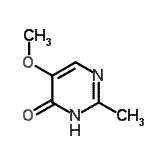 structure of CAS# 698-35-1, 5-Methoxy-2-Methyl-4(3H)-Pyrimidinone;5-methoxy-2-methyl-4-hydroxypyrimidine;5-methoxy-2-methylpyrimidin-4(1H)-one;5-methoxy-2-methylpyrimidin-4-ol