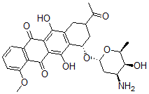 CAS#: 69804-36-0， 9,10-Anhydrodaunorubicin