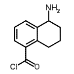 CAS#: 698343-70-3， 5-Amino-5,6,7,8-tetrahydro-1-naphthalenecarbonyl chloride