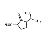 CAS#: 69843-83-0， 3-Isopropyl-2-oxocyclopentanecarbonitrile