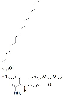 CAS#: 69847-37-6， 4-[2-Amino-4-[(1-Oxooctadecyl)Amino]Anilino]Phenyl Ethyl Carbonate