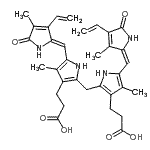 CAS#: 69853-43-6， 3-[2-[[3-(2-carboxyethyl)-4-methyl-5-[(E)-(3-methyl-5-oxo-4-vinyl-pyrrol-2-ylidene)methyl]-1H-pyrrol-2-yl]methyl]-4-methyl-5-[(Z)-(4-methyl-5-oxo-3-vinyl-pyrrol-2-ylidene)methyl]-1H-pyrrol-3-yl]propanoic acid