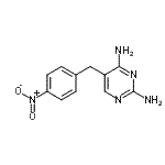 结构式 CAS# 69945-52-4, 5-(4-硝基苄基)-2,4-嘧啶二胺