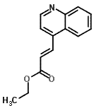CAS 登录号：69976-10-9， 乙基(2E)-3-(4-喹啉基)丙烯酸酯