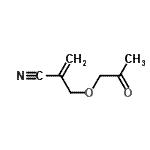 CAS#: 70012-99-6， 2-[(2-Oxopropoxy)methyl]acrylonitrile