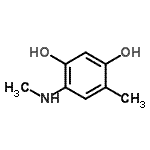 CAS#: 700340-55-2， 4-Methyl-6-(methylamino)-1,3-benzenediol