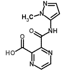 CAS#: 700347-27-9， 3-[(1-Methyl-1H-pyrazol-5-yl)carbamoyl]-2-pyrazinecarboxylic acid
