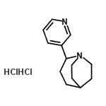 CAS#: 700834-58-8， 2-(3-Pyridinyl)-1-azabicyclo[3.2.2]nonane dihydrochloride
