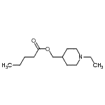 CAS#: 700870-67-3， (1-Ethyl-4-piperidinyl)methyl valerate