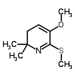 CAS#: 700873-69-4， 5-Methoxy-2,2-dimethyl-6-(methylsulfanyl)-2,3-dihydropyridine