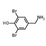 CAS 登录号：701-68-8， 4-(氨基甲基)-2,6-二溴苯酚