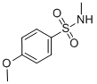 structure of CAS# 7010-86-8, 4-Methoxy-N-Methyl-Benzenesulfonamide;Benzenesulfonamide,4-Methoxy-N-Methyl-;4-Methoxy-N-Methylbenzenesulphonamide;4-Methoxy-N-Methylbenzenesulfonamide