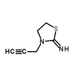 CAS#: 701191-98-2， 3-(2-Propyn-1-yl)-1,3-thiazolidin-2-imine