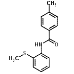 CAS#: 701289-62-5， 4-Methyl-N-[2-(methylsulfanyl)phenyl]benzamide
