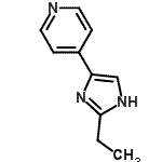 CAS 登录号：701298-22-8， 4-(2-乙基-1H-咪唑-4-基)吡啶
