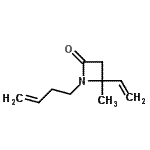 CAS#: 701304-71-4， 1-(3-Buten-1-yl)-4-methyl-4-vinyl-2-azetidinone