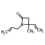 CAS#: 701304-73-6， 1-Allyl-4-methyl-4-vinyl-2-azetidinone