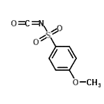 CAS 登录号：7018-76-0， 4-甲氧基苯磺酰基异氰酸酯
