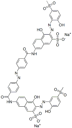 CAS#: 70210-36-5， Disodium 7,7'-[Azobis(4,1-Phenylenecarbonylimino)]Bis[4-Hydroxy-3-[[2-Hydroxy-5-(Methylsulphonyl)Phenyl]Azo]Naphthalene-2-Sulphonate]