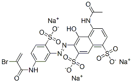 CAS#: 70224-86-1， Trisodium 4-(Acetylamino)-6-[[5-[(2-Bromo-1-Oxoallyl)Amino]-2-Sulphonatophenyl]Azo]-5-Hydroxynaphthalene-1,7-Disulphonate