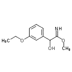 CAS#: 702630-45-3， Methyl 2-(3-ethoxyphenyl)-2-hydroxyethanimidate