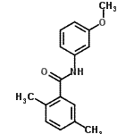 CAS#: 702647-05-0， N-(3-Methoxyphenyl)-2,5-dimethylbenzamide