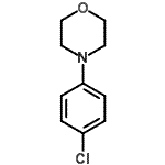 结构式 CAS# 70291-67-7, 4-(4-氯苯基)吗啉