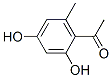 结构式 CAS# 703-29-7, 1-(2,4-二羟基-6-甲基苯基)乙酮