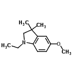 CAS#: 703398-93-0， 1-Ethyl-5-methoxy-3,3-dimethylindoline