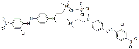 CAS#: 70353-88-7， Bis((2-((4-((2-Chloro-4-Nitrophenyl)Azo)Phenyl)Methylamino)Ethyl)Trimethylammonium) Tetrachlorozincate