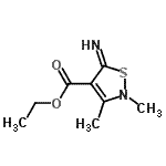 CAS#: 70375-66-5， Ethyl 5-imino-2,3-dimethyl-2,5-dihydro-1,2-thiazole-4-carboxylate
