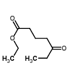 结构式 CAS# 70432-50-7, 乙基5-氧代庚酸酯