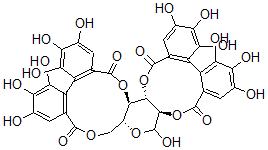 CAS#: 7045-42-3， alpha-D-Glucopyranose, Cyclic 2,3:4,6-Bis(4,4',5,5',6,6'-Hexahydroxy(1,1'-Biphenyl)-2,2'-Dicarboxylate)