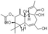 CAS#: 70470-59-6， (1aR,1bS,4aR,7aS,7bS,8R,9R,9aS)-4a,7b,9a-Trihydroxy-3-(hydroxymethyl)-1,1,6,8-tetramethyl-5-oxo-1a,1b,4,4a,5,7a,7b,8,9,9a-decahydro-1H-cyclopropa[3,4]benzo[1,2-e]azulen-9-yl acetate