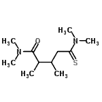 CAS#: 70481-41-3， 5-(Dimethylamino)-N,N,2,3-tetramethyl-5-thioxopentanamide