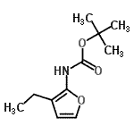CAS#: 704913-86-0， 2-Methyl-2-propanyl (3-ethyl-2-furyl)carbamate