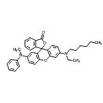 CAS#: 70516-54-0， 6'-[Ethyl(hexyl)amino]-2'-[methyl(phenyl)amino]-3H-spiro[2-benzofuran-1,9'-xanthen]-3-one