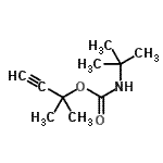 CAS#: 70540-31-7， 2-Methyl-3-butyn-2-yl (2-methyl-2-propanyl)carbamate