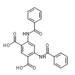 结构式 CAS# 70553-45-6, 4,6-二(苯甲酰基氨基)间苯二甲酸