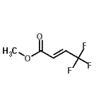 structure of CAS# 70577-95-6, Methyl (2E)-4,4,4-trifluoro-2-butenoate;(E)-methyl 4,4,4-trifluorobut-2-enoate;4,4,4-Trifluorocrotonic acid methyl ester;HedDpNDIAICICHiBeMULtBB`