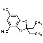 CAS#: 705928-36-5， 2,2-Diethyl-7-methyl-1,3-benzodioxol-5-ol