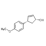 CAS#: 705943-29-9， (1R,4S)-4-(4-Methoxyphenyl)-2-cyclopenten-1-ol