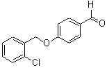 structure of CAS# 70627-21-3, 4-[(2-Chlorobenzyl)oxy]benzaldehyde;4-((2-chlorobenzyl)oxy)benzaldehyde;4-[(2-chlorobenzyl)oxy]benzaldehyde;4-[(2-chlorobenzyl)oxy]benzenecarbaldehyde