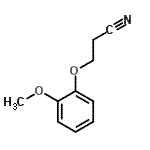 CAS#: 70786-42-4， 3-(2-Methoxyphenoxy)propanenitrile