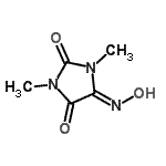 CAS#: 708259-40-9， (5Z)-5-(Hydroxyimino)-1,3-dimethyl-2,4-imidazolidinedione