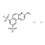 CAS#: 70851-58-0， Disodium 3-methylbenzo[f]quinoline-7,9-disulfonate